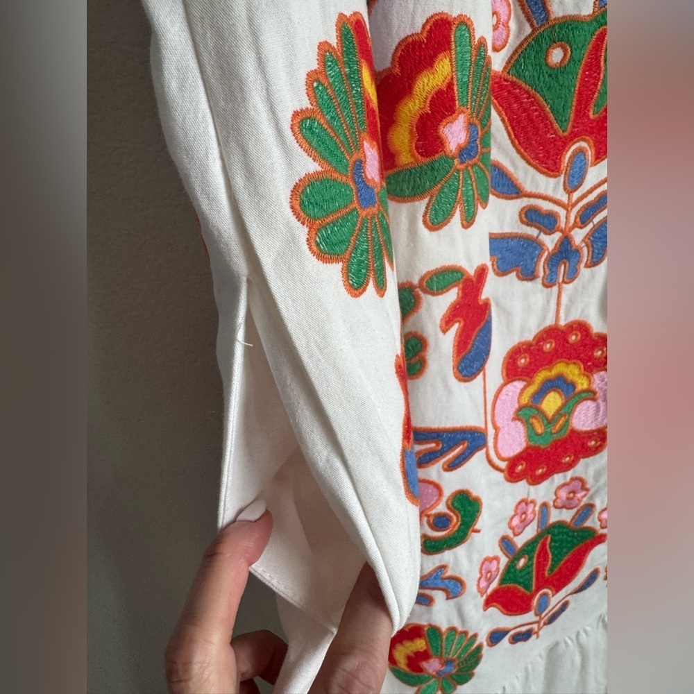 J. Marie Landon Midi Embroidered Dress - Picture 5 of 9